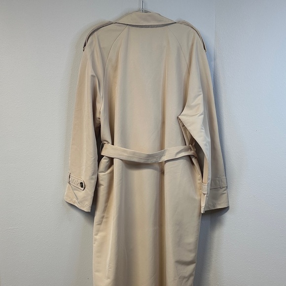 PrettyLittleThing Stone Woven Oversized Trench Coat Women's Size XL - Picture 9 of 13